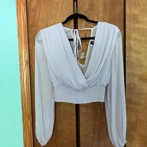 Windsor Purple Crop Top